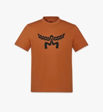 Camiseta con estampado del logotipo de Laurel en algodón orgánico