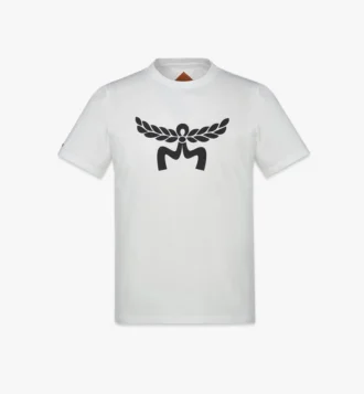 Camiseta con estampado del logotipo de Laurel en algodón orgánico