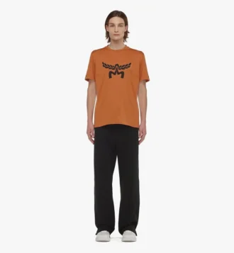 Camiseta con estampado del logotipo de Laurel en algodón orgánico