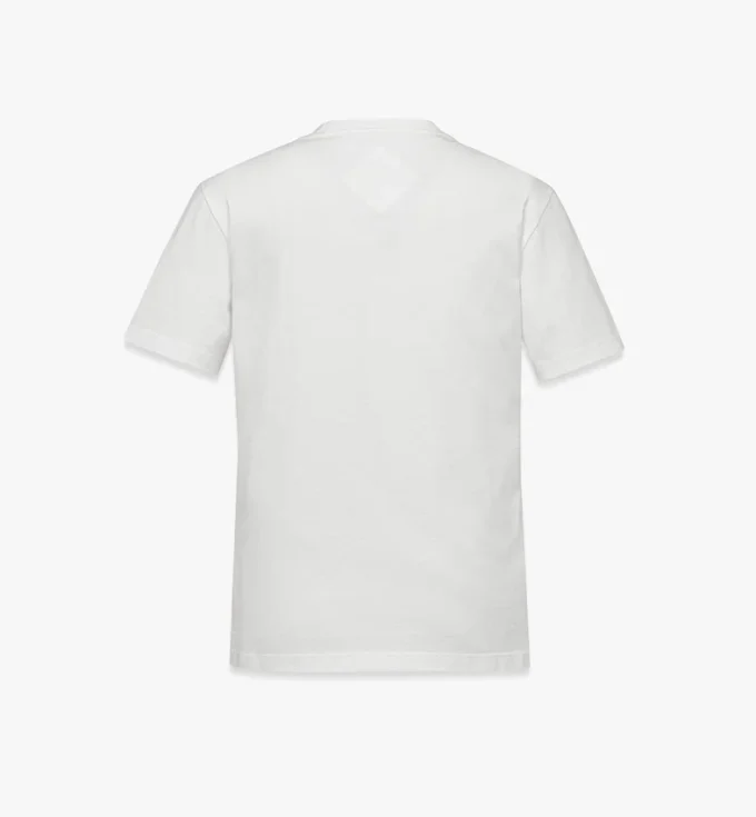 Camiseta con estampado del logotipo en algodón orgánico Camiseta con estampado del logotipo en algodón orgánico