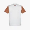 Camiseta con logotipo de algodón orgánico y monograma Econyl® Camiseta con logotipo de algodón orgánico y monograma Econyl®