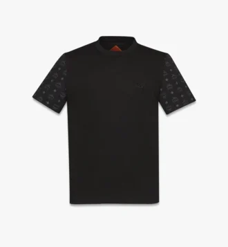 Camiseta con logotipo de algodón orgánico y monograma Econyl®