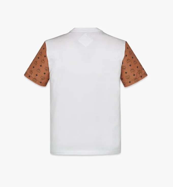 Camiseta con logotipo de algodón orgánico y monograma Econyl® Camiseta con logotipo de algodón orgánico y monograma Econyl®