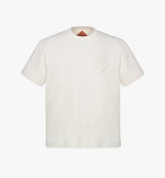 Camiseta de bouclé con parche con el logotipo