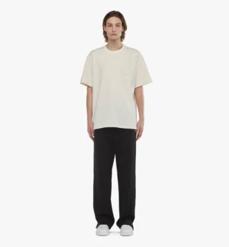 Camiseta de bouclé con parche con el logotipo