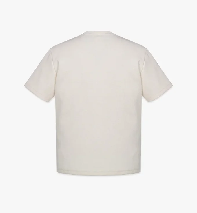 Camiseta de bouclé con parche con el logotipo Camiseta de bouclé con parche con el logotipo