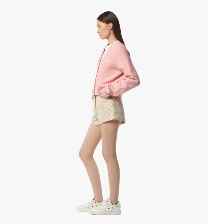 Cardigan corto Laurel de lana y cachemira reciclada Cardigan corto Laurel de lana y cachemira reciclada