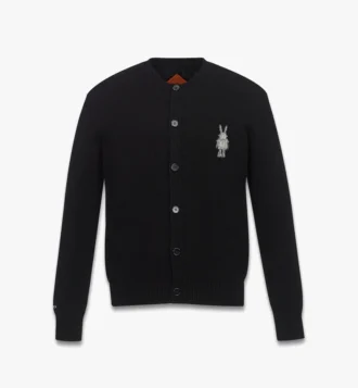 Cardigan de punto de lana con parche Rabot