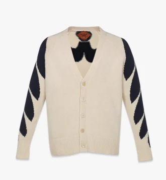 Cardigan Laurel con intarsia