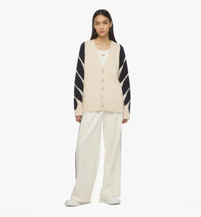 Cardigan Laurel con intarsia Cardigan Laurel con intarsia