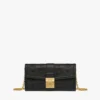 Cartera con cadena Tracy en piel con monograma en relieve Cartera con cadena Tracy en piel con monograma en relieve