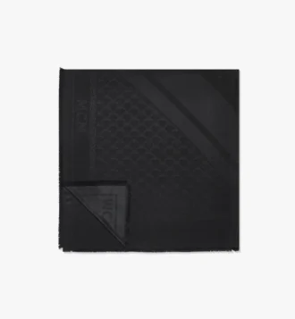 Chal de jacquard con logotipo de rombos