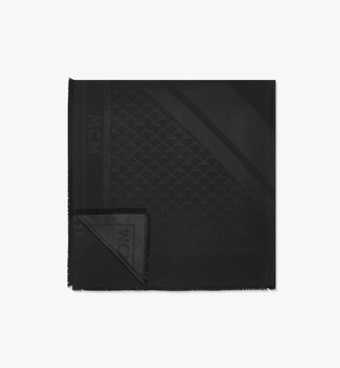 Chal de jacquard con logotipo de rombos Chal de jacquard con logotipo de rombos