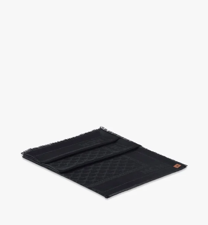 Chal de jacquard con logotipo de rombos Chal de jacquard con logotipo de rombos