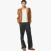 Chaqueta bomber de piel de oveja con mezcla de piel Visetos Chaqueta bomber de piel de oveja con mezcla de piel Visetos