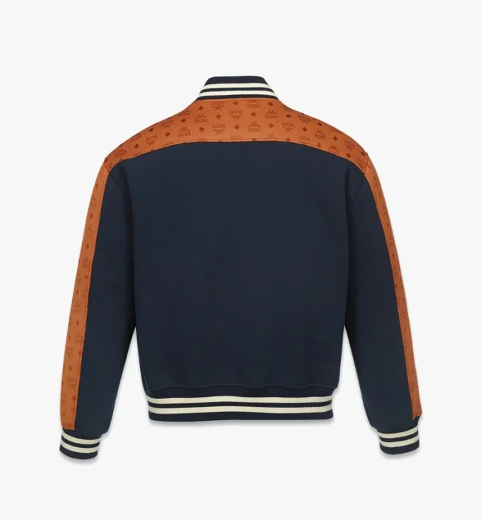 Chaqueta universitaria de ponte con jacquard de neopreno Monogram Chaqueta universitaria de ponte con jacquard de neopreno Monogram