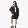 Chaqueta universitaria de ponte con jacquard de neopreno Monogram Chaqueta universitaria de ponte con jacquard de neopreno Monogram