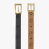 Cinturón reversible Aren de 3,3 cm en piel con monograma en relieve Cinturón reversible Aren de 3,3 cm en piel con monograma en relieve