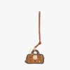 Dije de bolso Ella Boston en 2D de cuero con estampado Monogram Dije de bolso Ella Boston en 2D de cuero con estampado Monogram