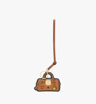 Dije de bolso Ella Boston en 2D de cuero con estampado Monogram
