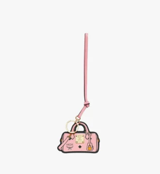 Dije de bolso Ella Boston en 2D de cuero con estampado Monogram