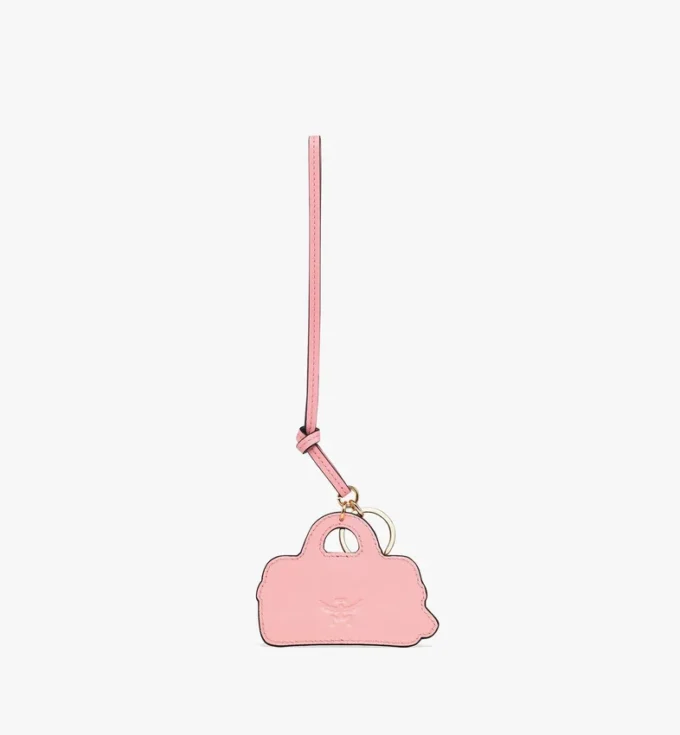Dije de bolso Ella Boston en 2D de cuero con estampado Monogram Dije de bolso Ella Boston en 2D de cuero con estampado Monogram