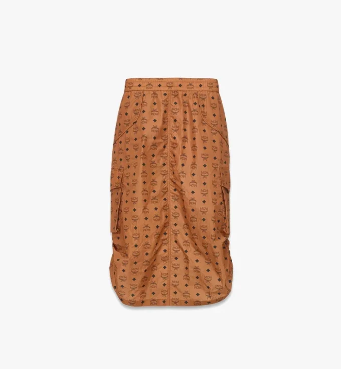 Falda midi Monogram de nailon reciclado Falda midi Monogram de nailon reciclado