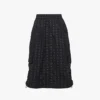 Falda midi Monogram de nailon reciclado Falda midi Monogram de nailon reciclado