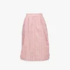Falda midi Monogram de nailon reciclado Falda midi Monogram de nailon reciclado