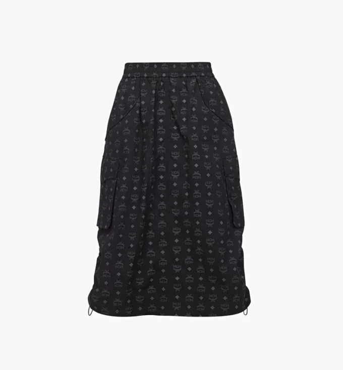 Falda midi Monogram de nailon reciclado Falda midi Monogram de nailon reciclado
