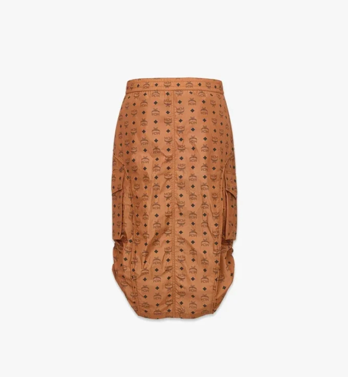 Falda midi Monogram de nailon reciclado Falda midi Monogram de nailon reciclado
