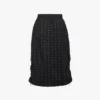 Falda midi Monogram de nailon reciclado Falda midi Monogram de nailon reciclado