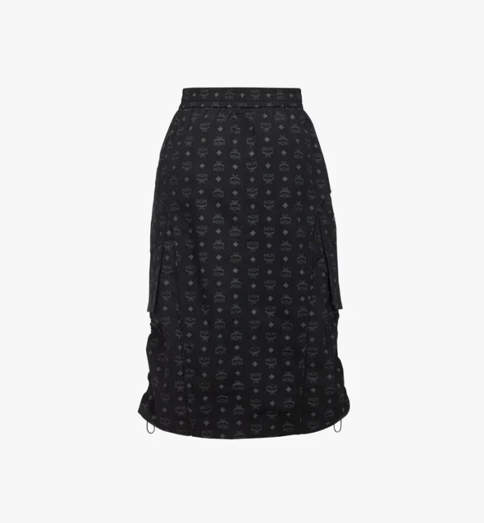 Falda midi Monogram de nailon reciclado Falda midi Monogram de nailon reciclado