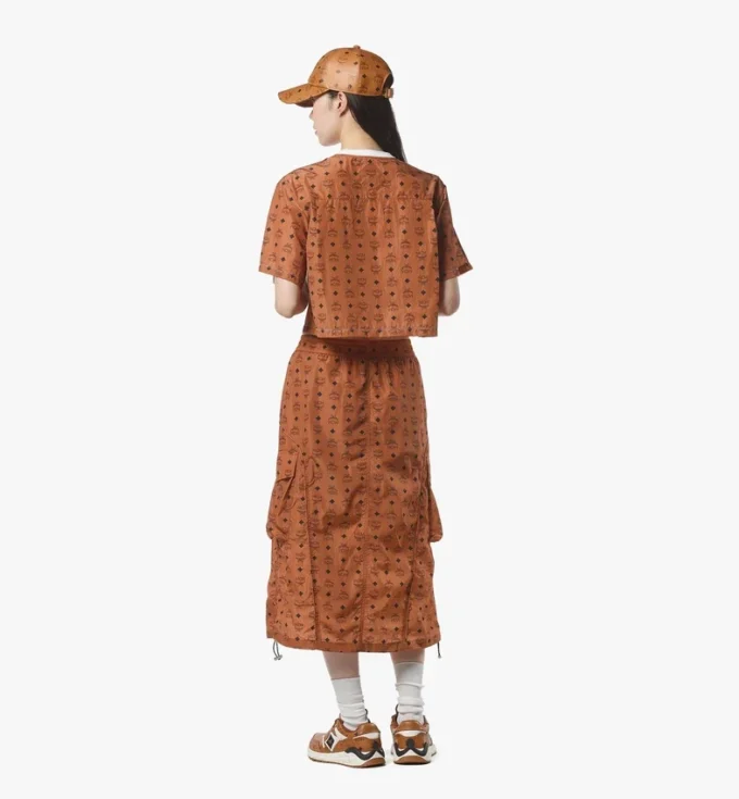 Falda midi Monogram de nailon reciclado Falda midi Monogram de nailon reciclado