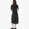 Falda midi Monogram de nailon reciclado Falda midi Monogram de nailon reciclado