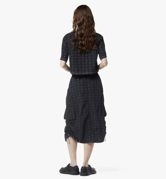 Falda midi Monogram de nailon reciclado Falda midi Monogram de nailon reciclado