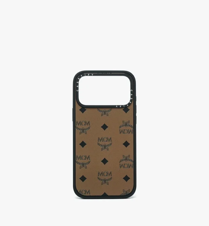 Funda para iPhone 17 Pro Max MCM X Casetify Monogram Impact Funda para iPhone 17 Pro Max MCM X Casetify Monogram Impact