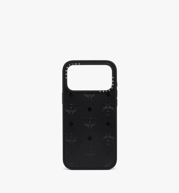Funda para iPhone 17 Pro Max MCM X Casetify Monogram Impact Funda para iPhone 17 Pro Max MCM X Casetify Monogram Impact