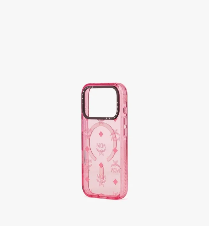 Funda para iPhone 17 Pro MCM X Casetify Monogram Impact Funda para iPhone 17 Pro MCM X Casetify Monogram Impact