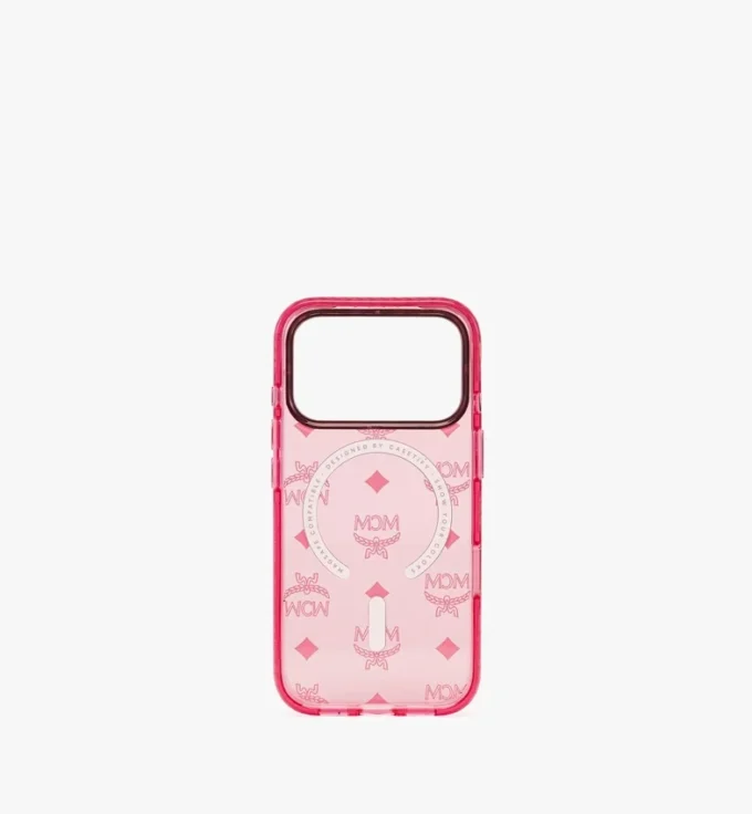 Funda para iPhone 17 Pro MCM X Casetify Monogram Impact Funda para iPhone 17 Pro MCM X Casetify Monogram Impact