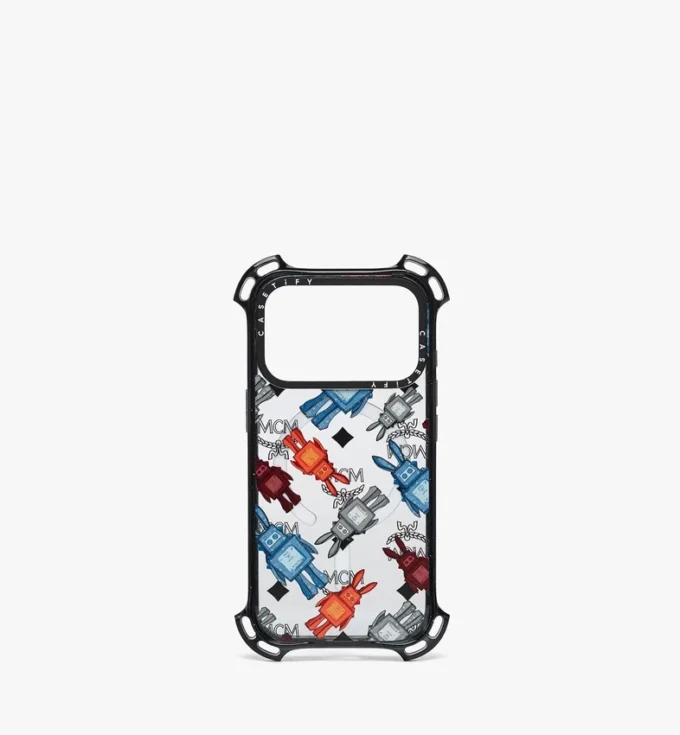 Funda para iPhone 17 Pro MCM X Casetify Rabot Monogram Bounce Funda para iPhone 17 Pro MCM X Casetify Rabot Monogram Bounce