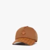 Gorra Diamond de algodón y cuero con estampado Monogram Gorra Diamond de algodón y cuero con estampado Monogram