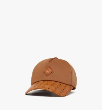 Gorra Diamond de algodón y cuero con estampado Monogram Gorra Diamond de algodón y cuero con estampado Monogram