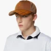 Gorra Diamond de algodón y cuero con estampado Monogram Gorra Diamond de algodón y cuero con estampado Monogram