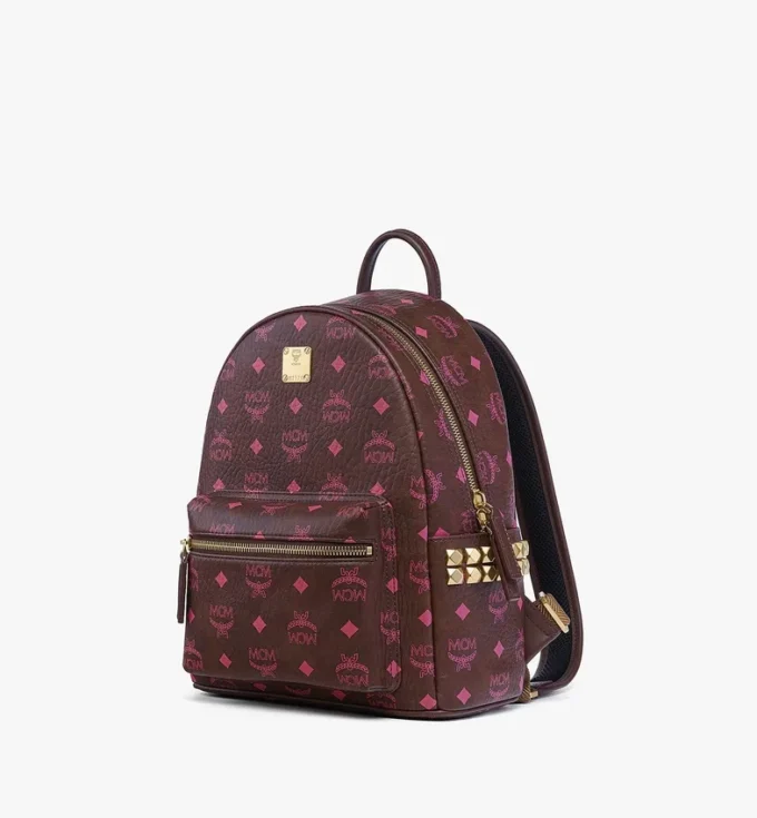 Mochila Stark con tachuelas laterales en Visetos Mochila Stark con tachuelas laterales en Visetos