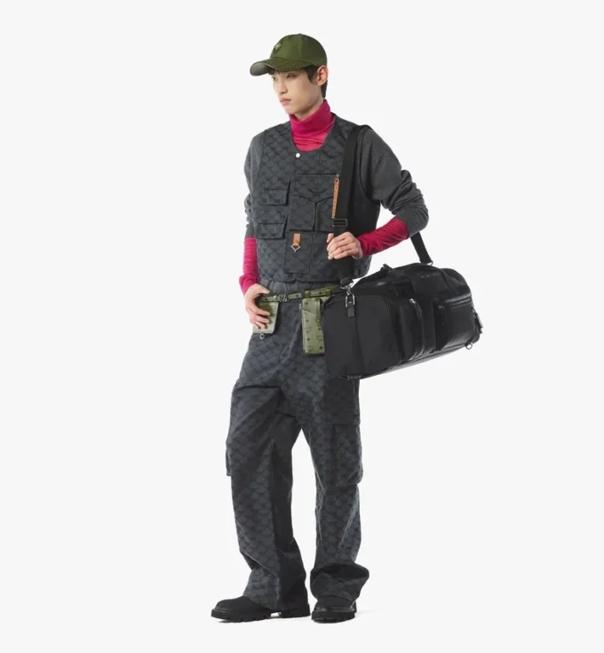 Ottomar Weekender en Econyl® y cuero Ottomar Weekender en Econyl® y cuero
