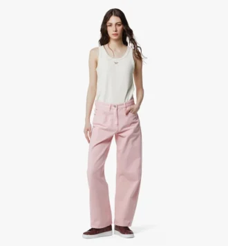 Pantalones de mezclilla lavada