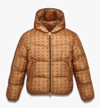 Parka de nailon ripstop con monograma