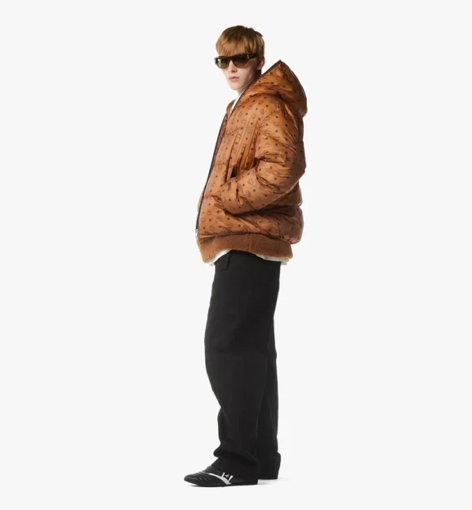 Parka de nailon ripstop con monograma Parka de nailon ripstop con monograma