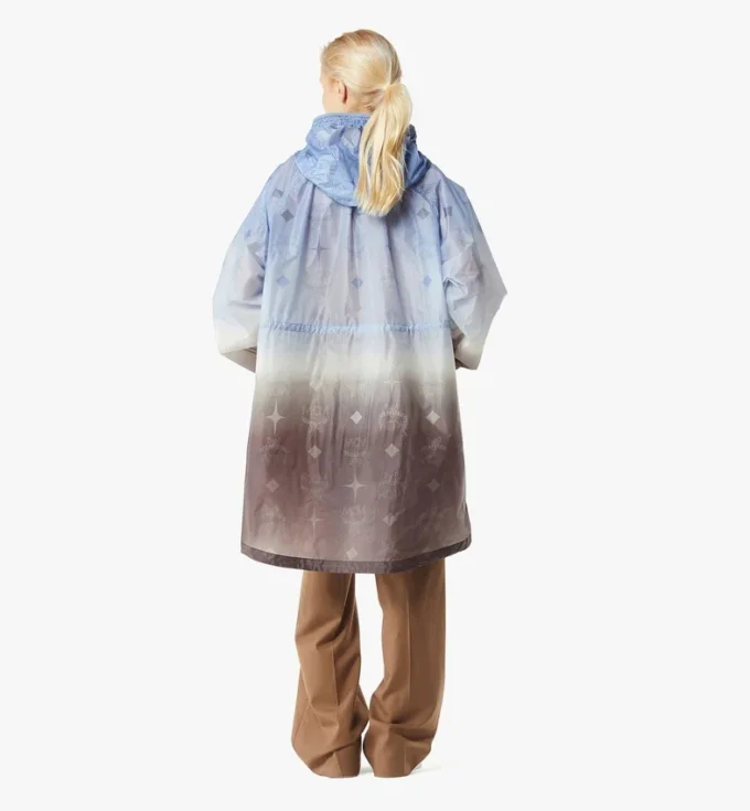 Parka de nailon ripstop con monograma degradado Parka de nailon ripstop con monograma degradado